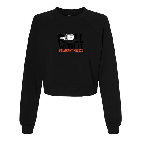 BELLA CANVAS WOMEN'S CROPPED FLEECE PULLOVER 7505